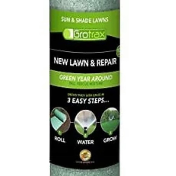 100 sq. ft. Grotrax Quick Fix Year Round Green Mixture Grass Roll Out Seed Mat - Picture 3 of 9
